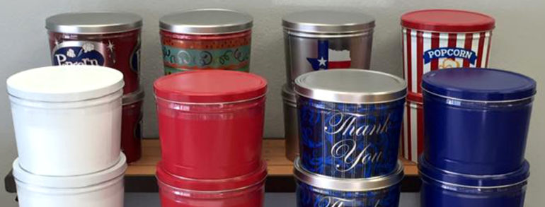 Popcorn Tins Now Available!